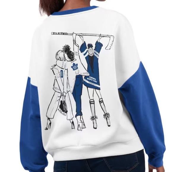 NHL G-III 4Her - Toronto Maple Leafs Sweatshirt NWT - Picture 6 of 6